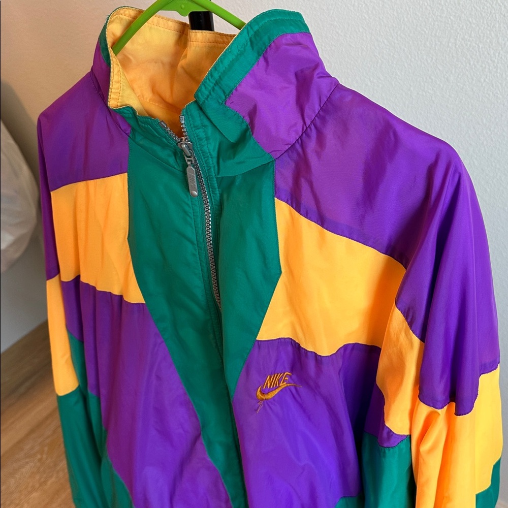 Vintage Nike Tracksuit Teal/Orange 90s RARE FIND size XXL